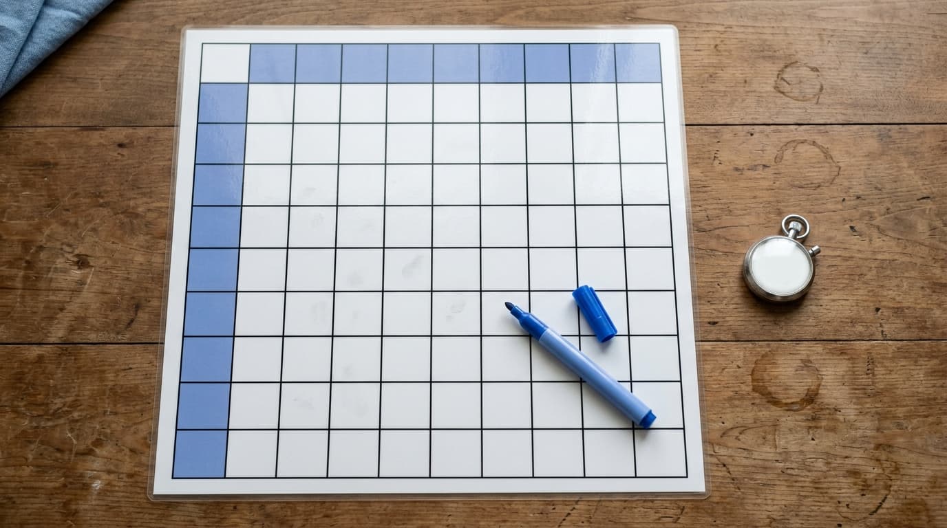 checking a baseball squares board inning by inning
